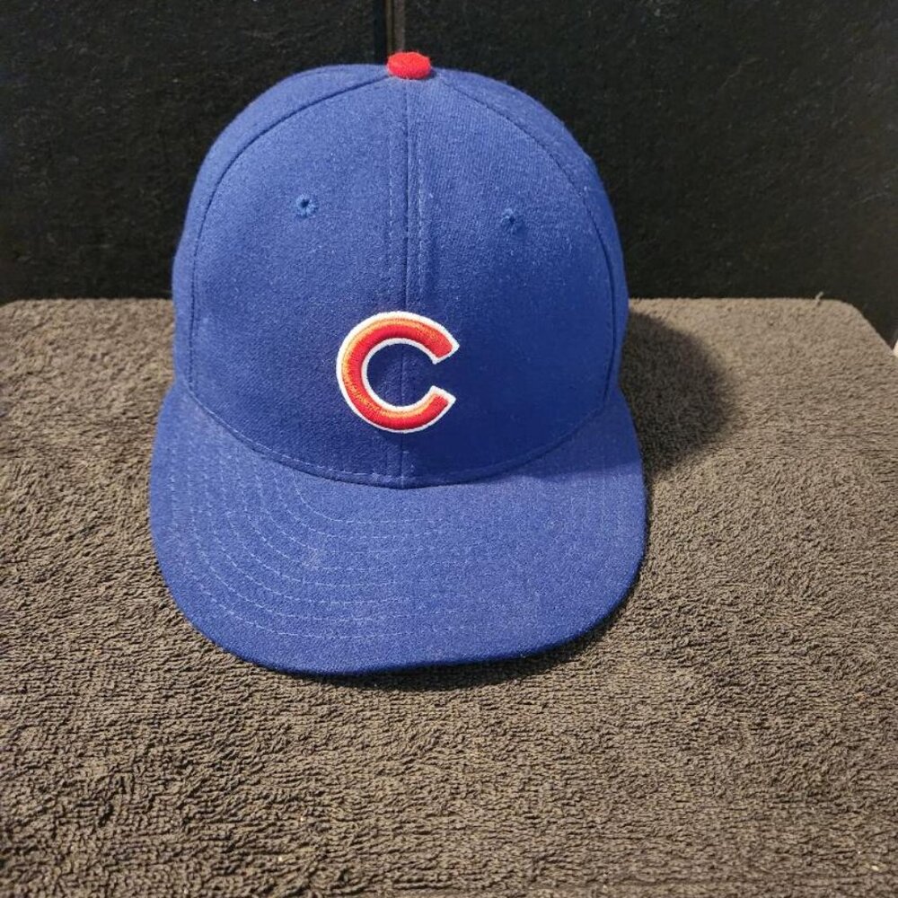 Chicago Cubs On The Field Authentic New Era 59Fifty Vintage Size 7 1/8 Cap